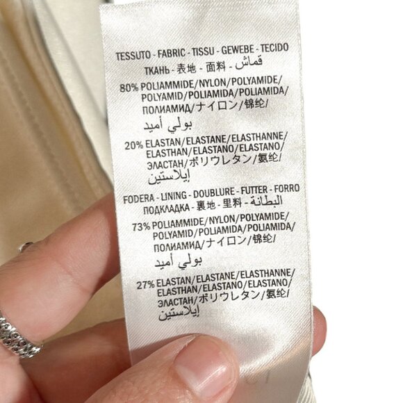 Gucci Ivory Black Logo One-piece Swimsuit - Picture 8 of 8